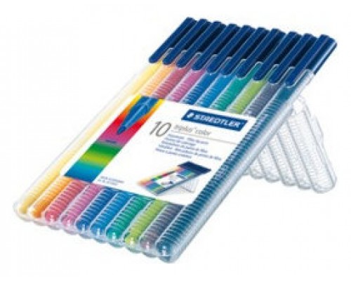 ESTUCHE 10 PZASTRIPLUS COLOR 323, SURT. STAEDTLER 323 SB10 (Espera 4 dias)